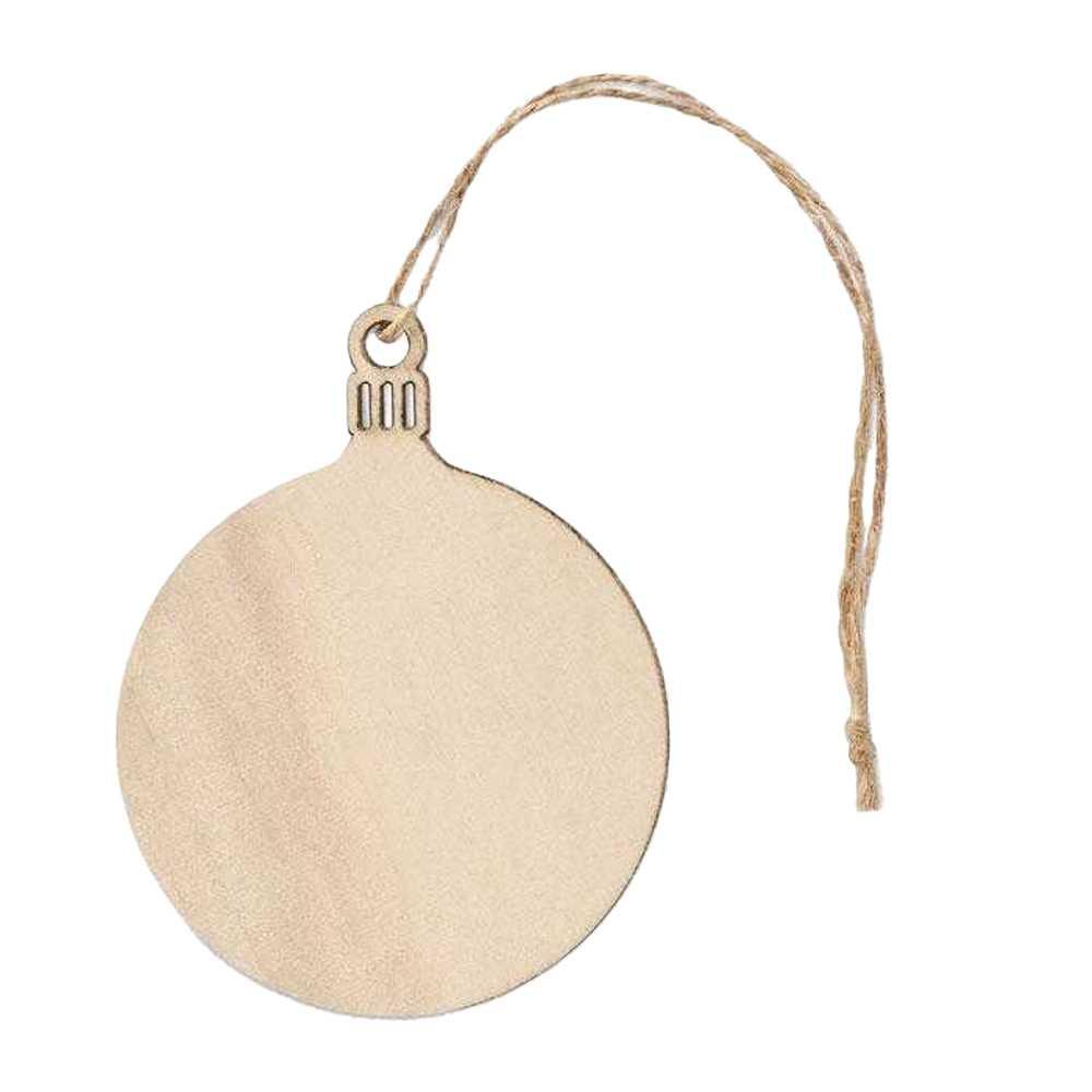 MidOcean Baly Wooden Bauble Hanging Decoration