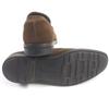 Great Salvatore Ferragamo loafers Gancini SilverMetal Brown Suede leather mens 6.5 Used