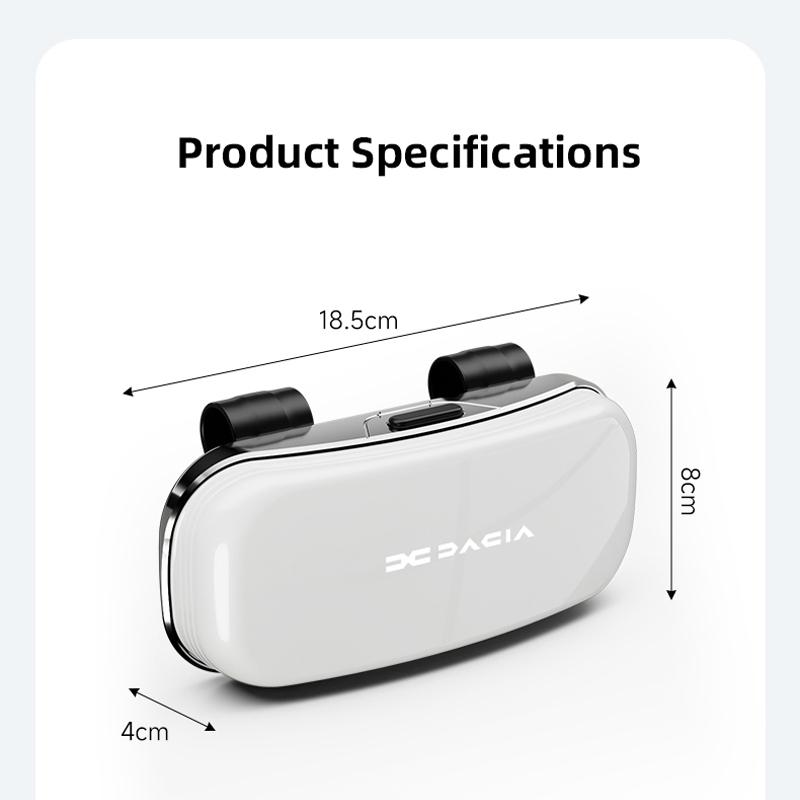 Car Glasses Case Sun Visor Sunglasses Clip Storage Box For Dacia Logan Sandero Duster Lodgy Spring Jogger Dokker Stepway Bigster