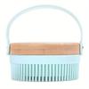 Silicone Body Scrubber Facial Care Bath Brush Gentle Exfoliating with Wooden Base Soft Bristle Skin Care Tools Bath Accessory
