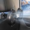 Quiet Double Head Car Fan Multiple Speed Electric Fan Portable Car Seat Fan  Truck