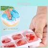 Modern Silicone Ice Cube Mold With Lid For Home And Commercial Use