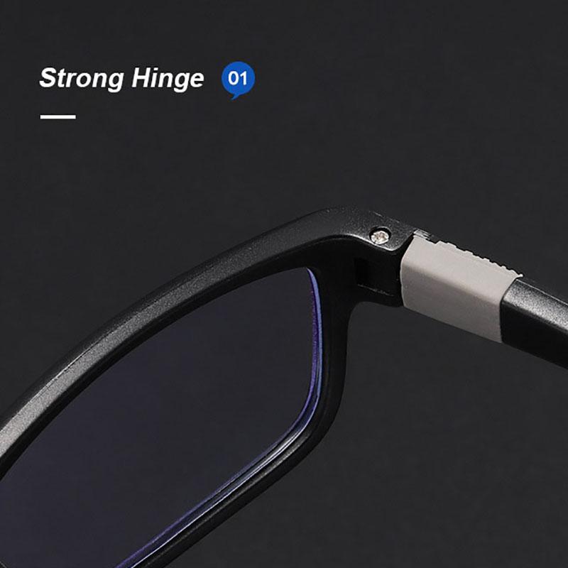 Photochromic  Reading Glasses Blue Light Blocking Square Frame Eyewear For Men Women Far Sight Presbyopia Eyeglasses