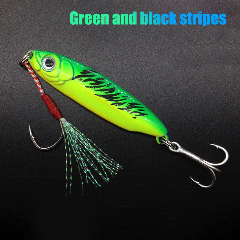 

Металлическая вращающаяся твердая приманка 7G10G15G18G25G приманка для ловли на джиг в соленой воде B-7g