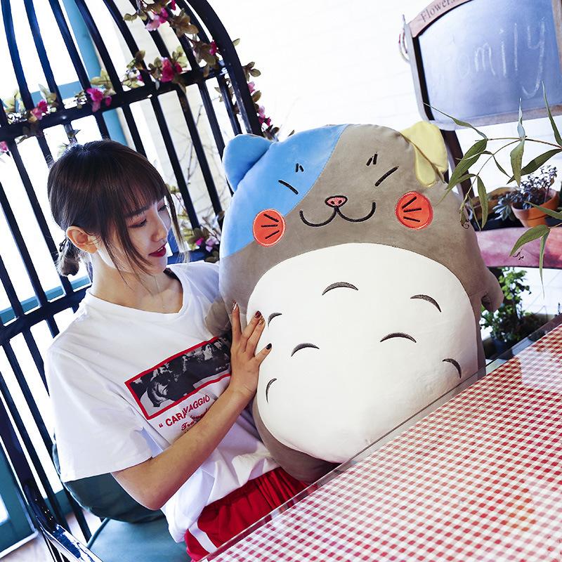 Cute Creative Expression Chinchilla Throw Pillow Down Cotton Plush Toy Doll Children Sleep with Gifts