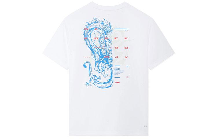 Li Ning Badminton Collection T Shirt Men s Standard White ATSSC05-2 L