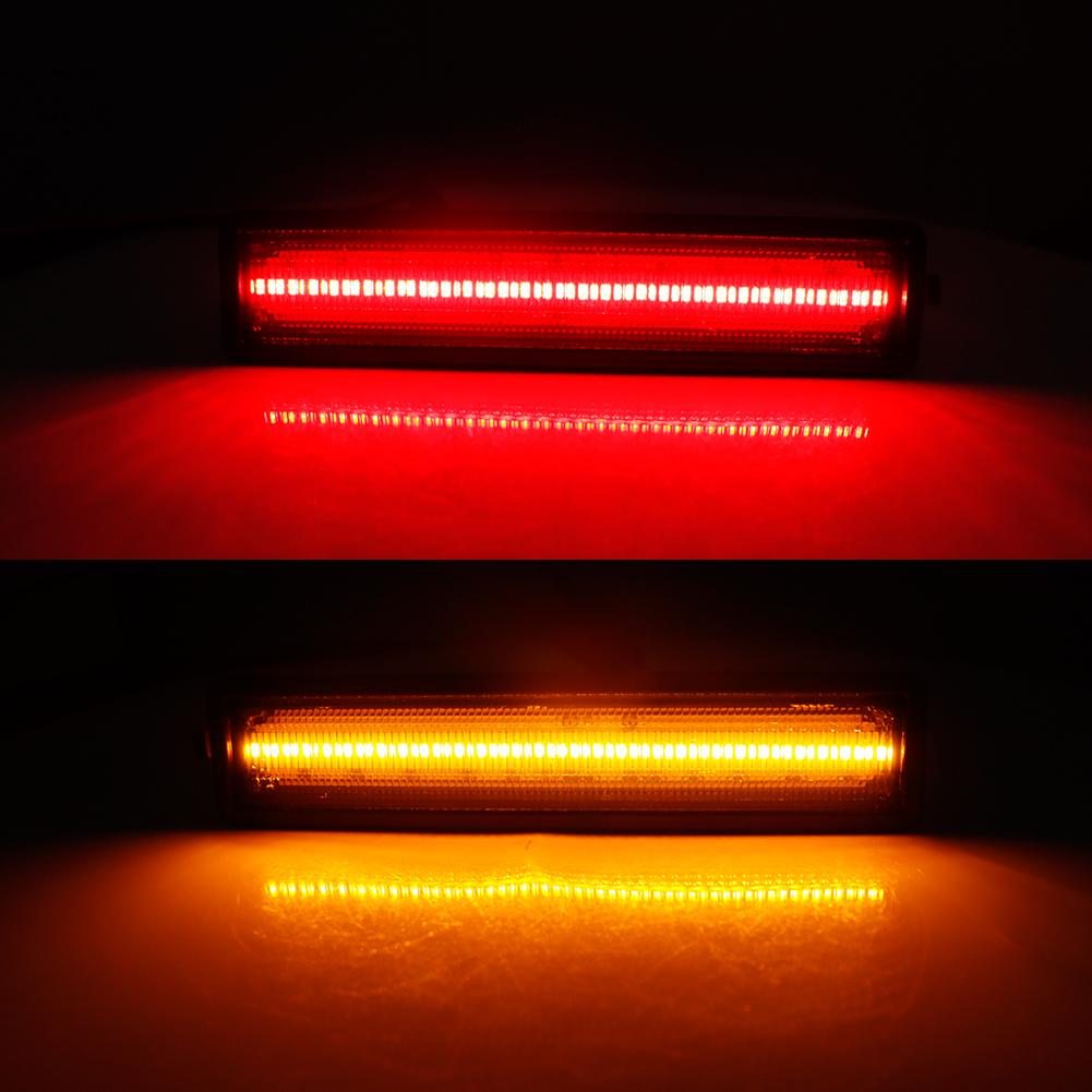 Red Bumper Side Marker Light For BMW E30 3 Series (1984-1991