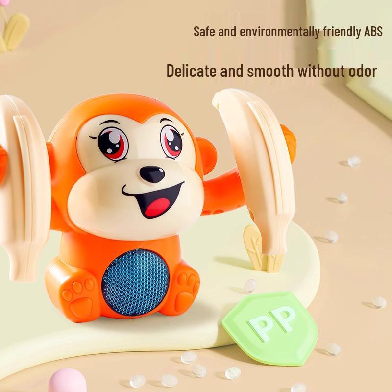Children's Sound-Controlled Singing Luminous Tumbling Monkey Toy