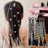Heart Braids Kids' Wig Hair Ties - Sweet High Ponytail Accessories for Girls