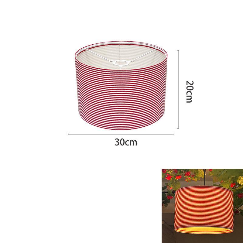 Vintage Cylinder Lampshade E27 Linen Round Lamp Shade for Table Lamps Easy Assembly Lampshade for DIY Table Lamps Floor Bedside