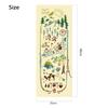 JIKAN STYLE Kenema Tenugui Hand OUTDOOR Made In 35 X 90 50282 (Japanese Towel) MAP, Chū-dyed, Japan, 100% Cotton, Approx. Cm,