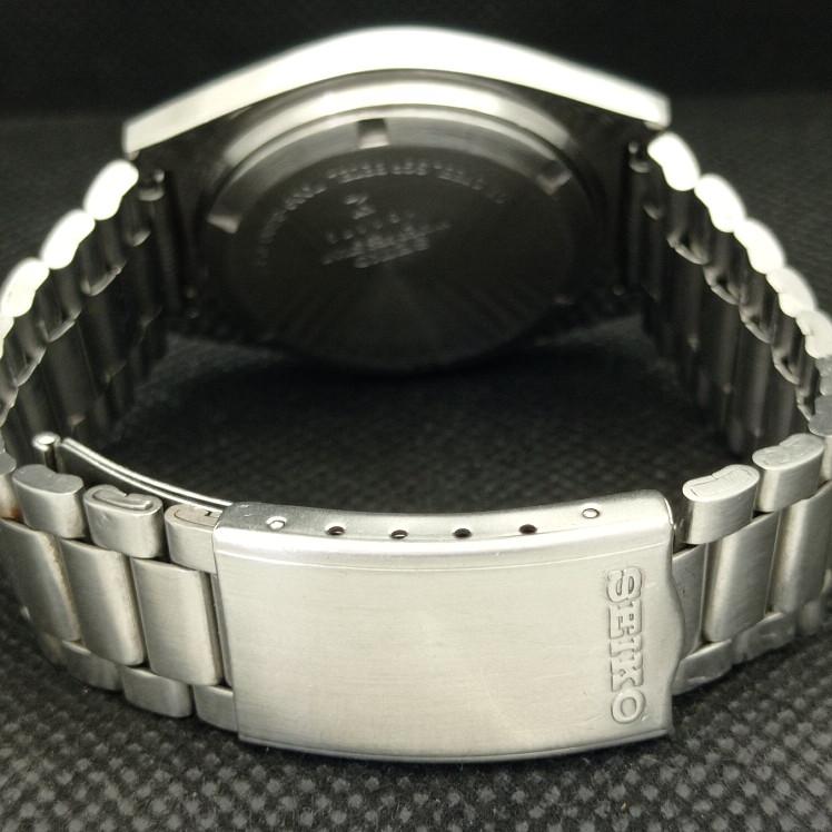 USED RARE VINTAGE SEIKO 5 AUTO 7009A JAPAN MENS CREAM DIAL WATCH 621a-a413410-2 SKU621a-a413410