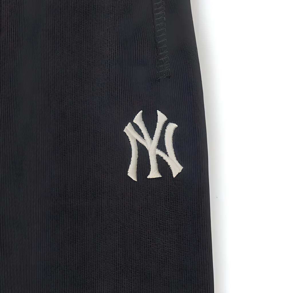 MLB Basic Mega New York Yankees Logo de la Marque Imprimé Pantalon de Jogging Unisexe Gris Anthracite 3APTB1344-50CGS