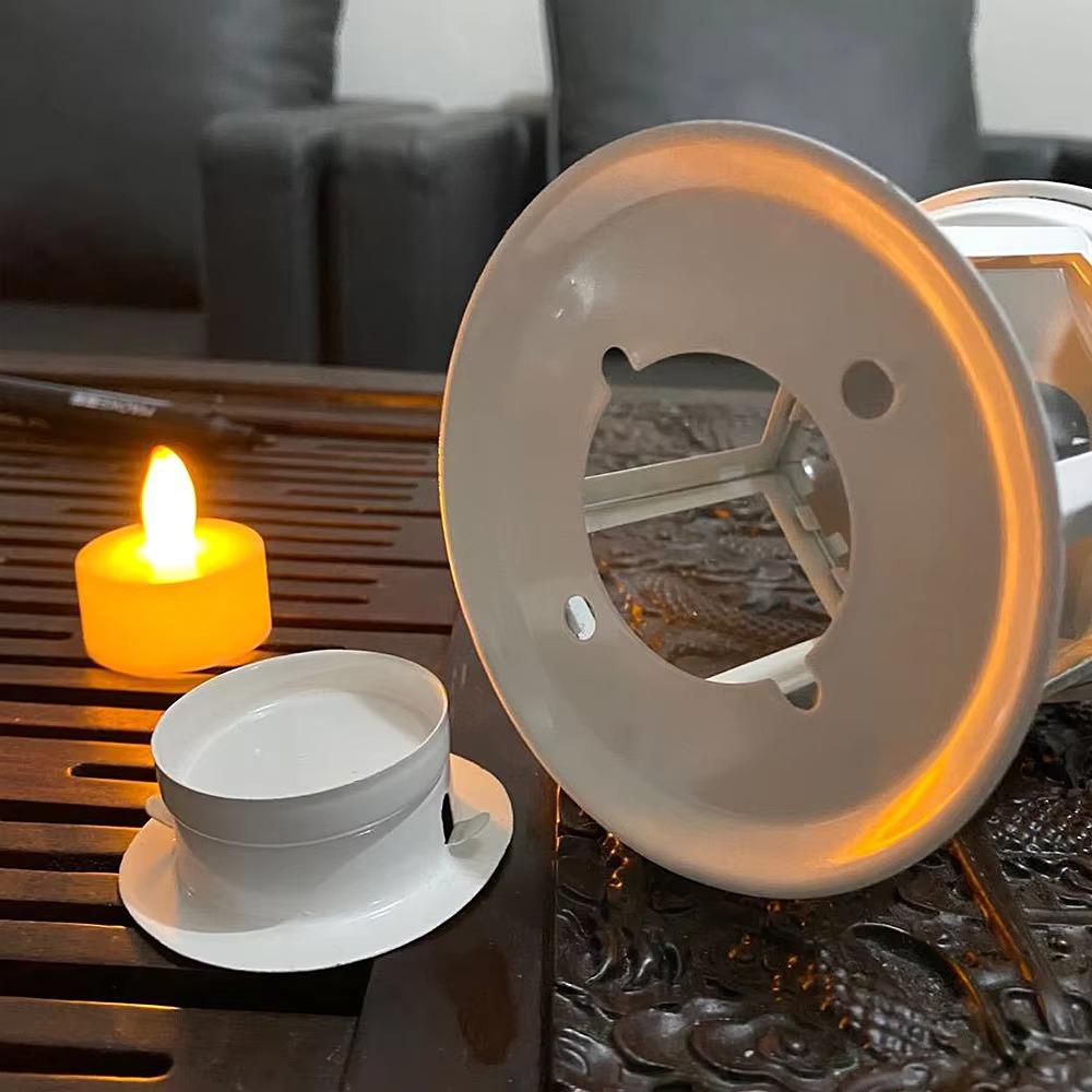 Wrought Iron Hollow Star Candle Holder Simple Aromatherapy Candlestick Ornament Festival Gift