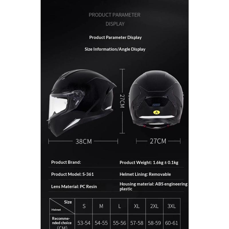 Motorcycle Helmet Men's and Women's Locomotive Full Helmet Bluetooth Electric Vehicle Four-season Universal Running Helmet Helmet