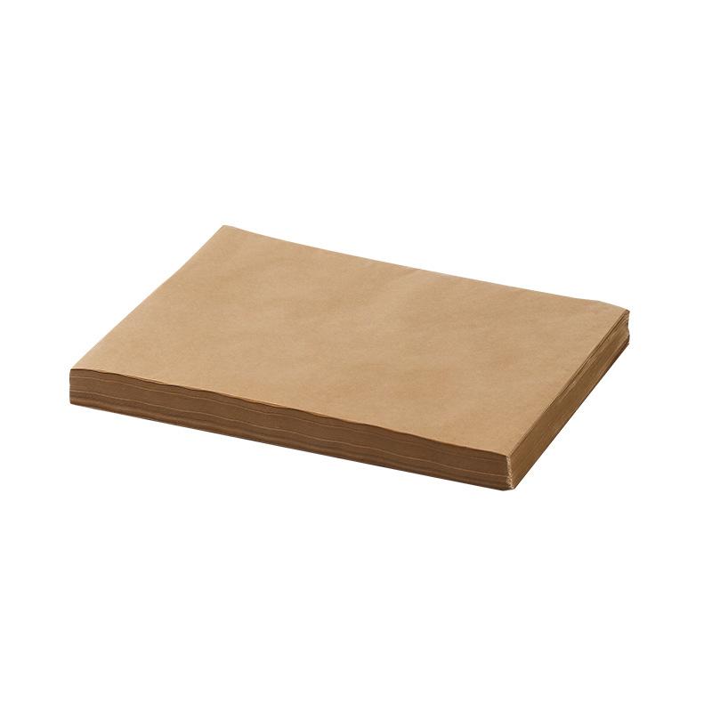 Backmattenpapier Küchenofen Kommerzielles gelbes Silikon-Fettschutzpapier Ölabsorbierendes Papier Fettschutzpapier für frittierte Lebensmittel Braunes Grillpapier