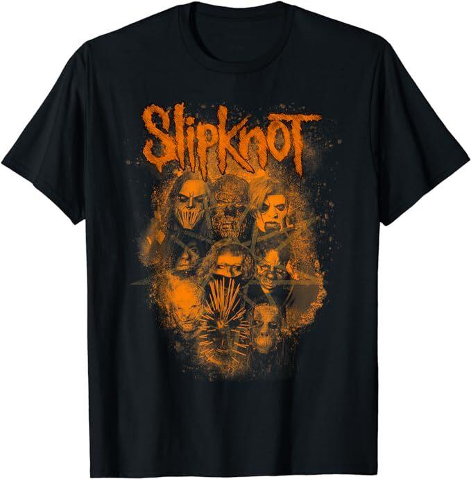 

26 Slipknot Official We Are Not Your Kind Orange T-Shirt Unisex T-Shirt M