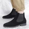 Men Boots Casual Business Chelsea Boots Men Retro British Style One-foot Brand Work Boots Social Boots Men Size 38-48