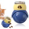 LLiKZio Cat Toy, Solitaire Play, Cat Ball, Moving Toy, Owl-Shaped Rising Educational Toy, Treat Dispenser with Adjustable Treat Dispensing Holes,