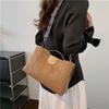 Stylish Pu Tote Bag For Women With Casual Chic Design And Versatile Brown Color