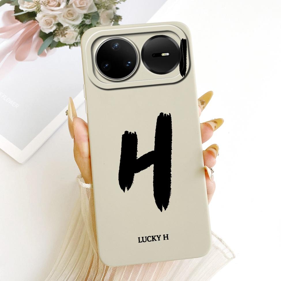For Huawei Nova 15 Pro Case Cover Aesthetic Luxury A-Z Letters Cool Crown Silicone Phone Case For Huawei Nova 15Pro KLE-AL00U