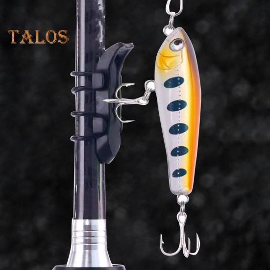1/2/3Pcs Magnetic Fishing Lure Hook Holder with Rubber Rings Bait Hook Without Hole Holder Automatic Fishook Keeper Outdoor Fishing Accessories