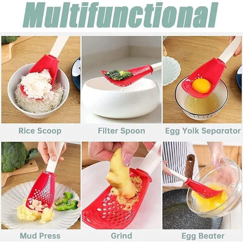 Multi Function Kitchen Utensil  Scoop Spatula for Mashing and Serving Professional Grade Cooking Accessory for Home Chefs