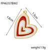CARLIDANA Colorful Heart Shaped Gold Plated Stainless Steel Pendant Designs Rainbow Star Trendy Cloud Charms for DIY Jewelry