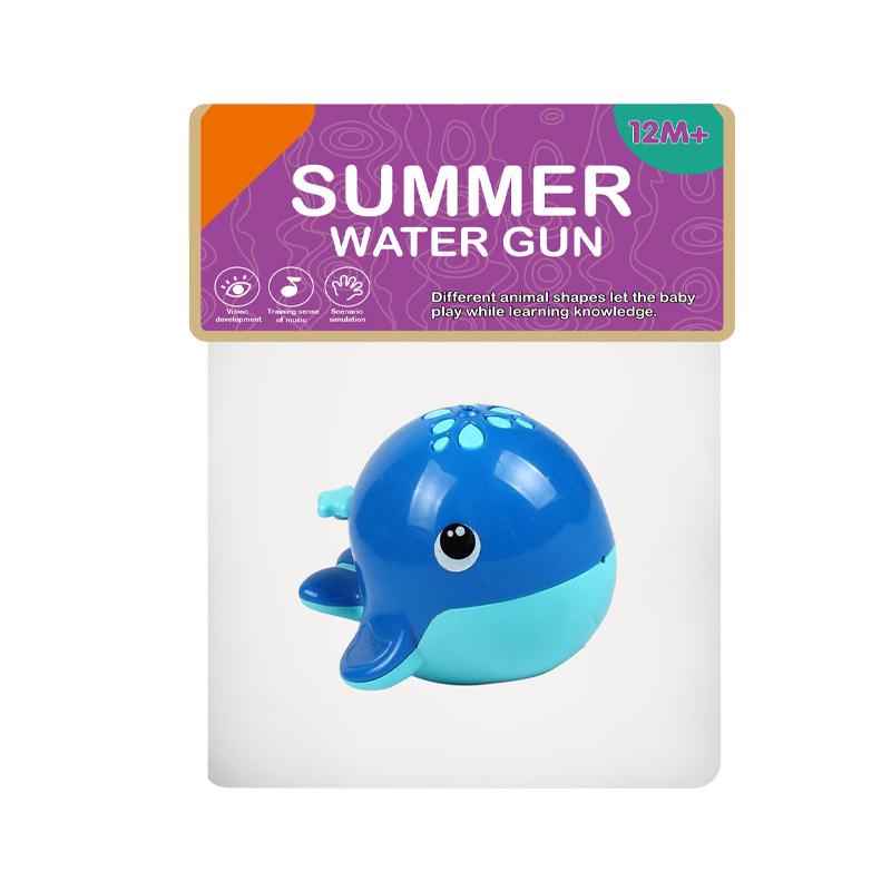 New Summer Sunflower Electric Baby Bath Toy Shower Head