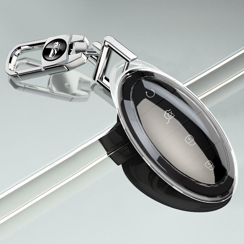 2023 Yangwang U8/U9/U7 Key Case Transparent Full Coverage Car Interior Luxury Edition Buckle Modification.