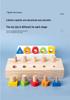 Educational Wooden Toy: Develop Cognitive & Fine Motor Skills with Colorful Nut-Shaped Pegs