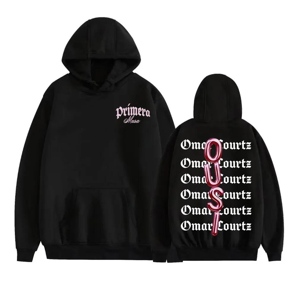 Omar Courtz Primera Musa Grafické mikiny Pánské Dámské Hip Hop Mikina Oversize Harajuku Streetwear Fleecový Teplý Pulovr Tepláková souprava Dámské Pánské Oblečení