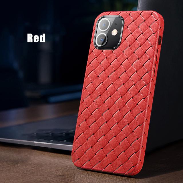 Atmungsaktive Silikon-Telefonhülle für iPhone 14 Pro Max 14pro 13 12 Mini 11 Xr Xs X 6s 7 8 Plus Max Weiche Bv Webmuster-Tpu-Abdeckung