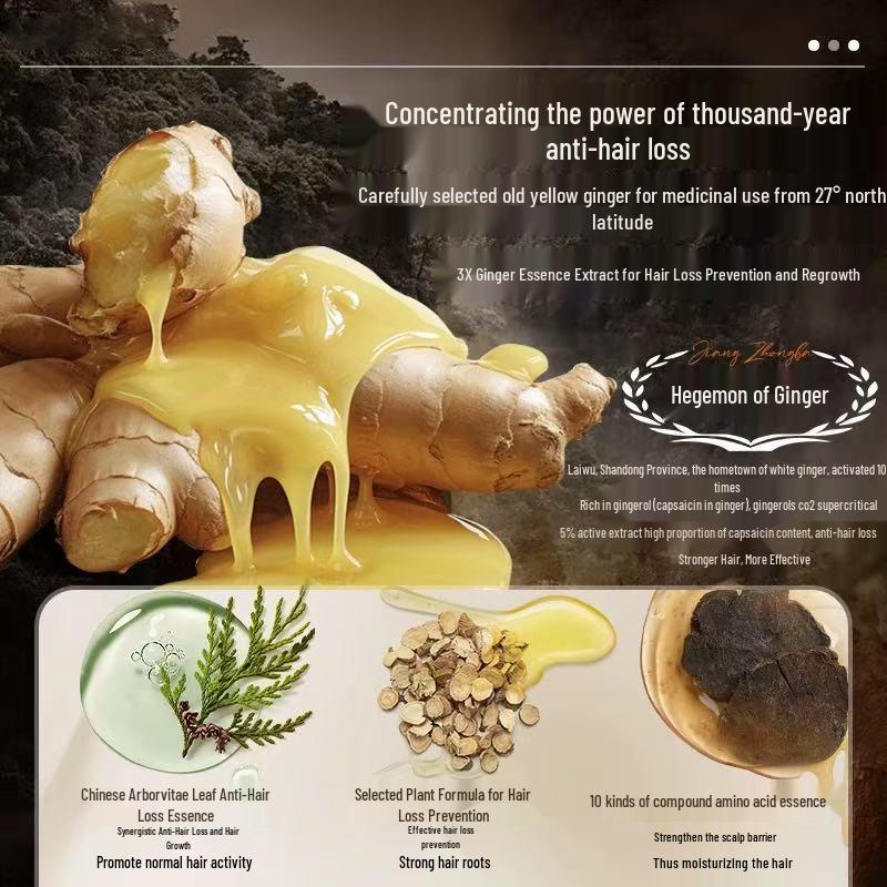 Anti-Hair Loss Shampoo: Strengthen Roots, Combat Dandruff, and Nourish Follicles for Clear, Refreshing Hair.