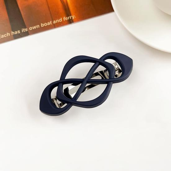 1/4Pcs Vintage French Hair Barrette Matte Finish Hair Clips Cross-Shaped Design Hair Styling Tool Hair Accessories