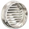 Lüftungsgitter 4 Stück Silber 150 mm Edelstahl