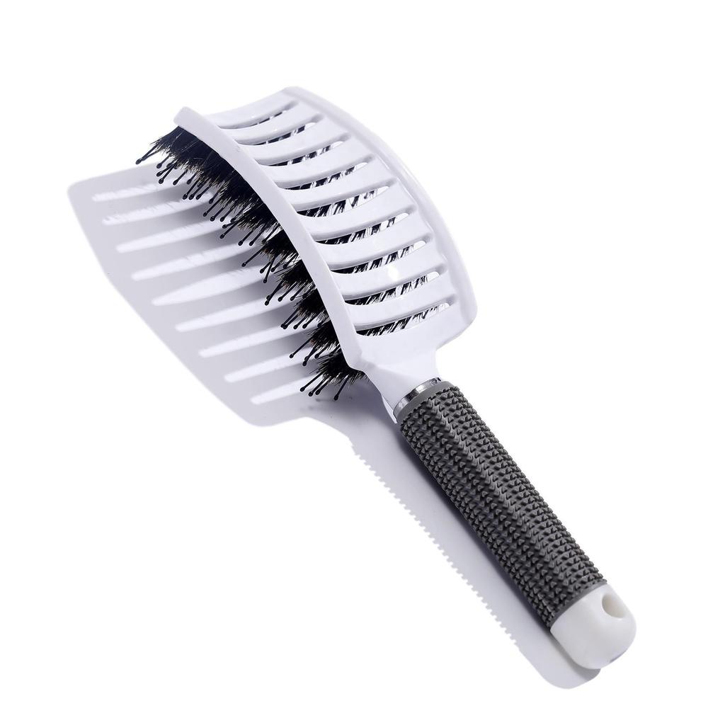Arc-Shaped Fluffy Massage Comb for Curly & Straight Hair Styling
