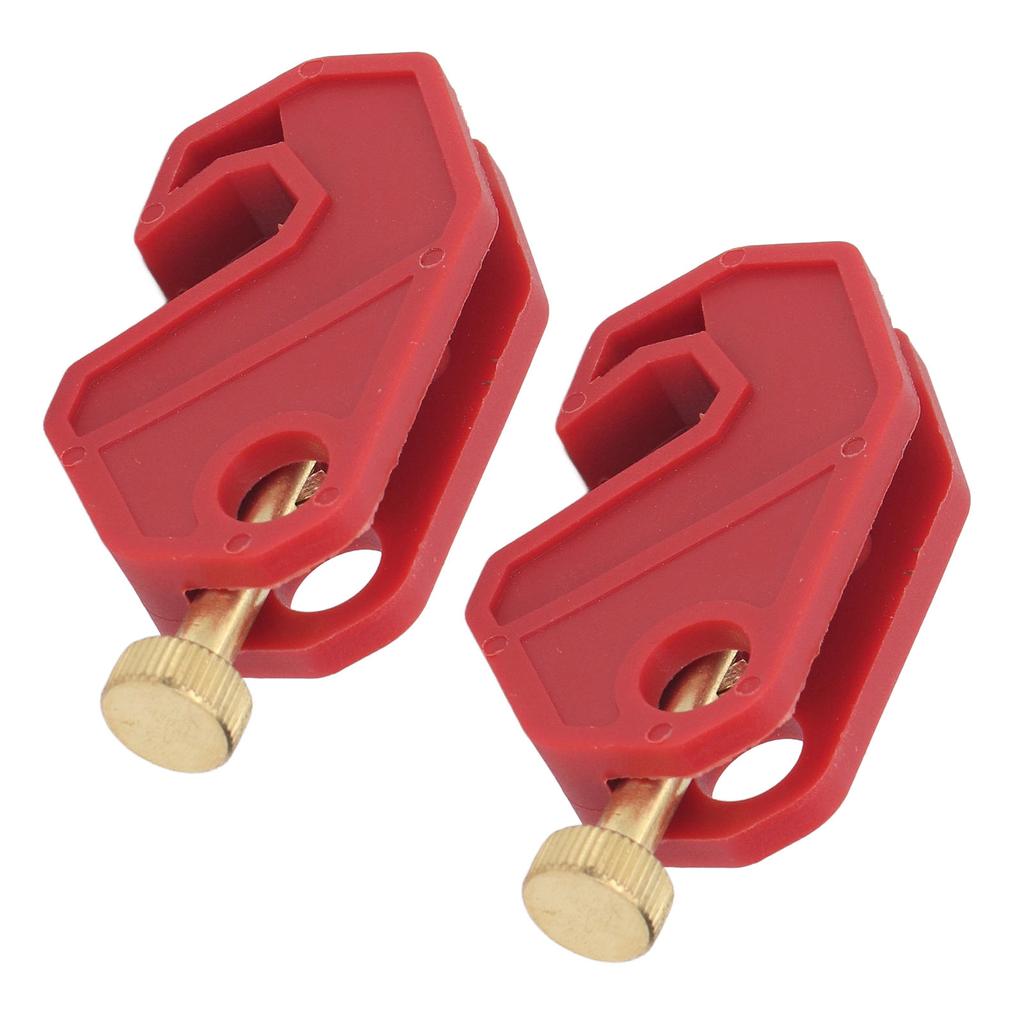 2 Pcs Circuit Breaker Lockout Device Nylon Insulated Safety Lock Universal Single Breaker Lockout