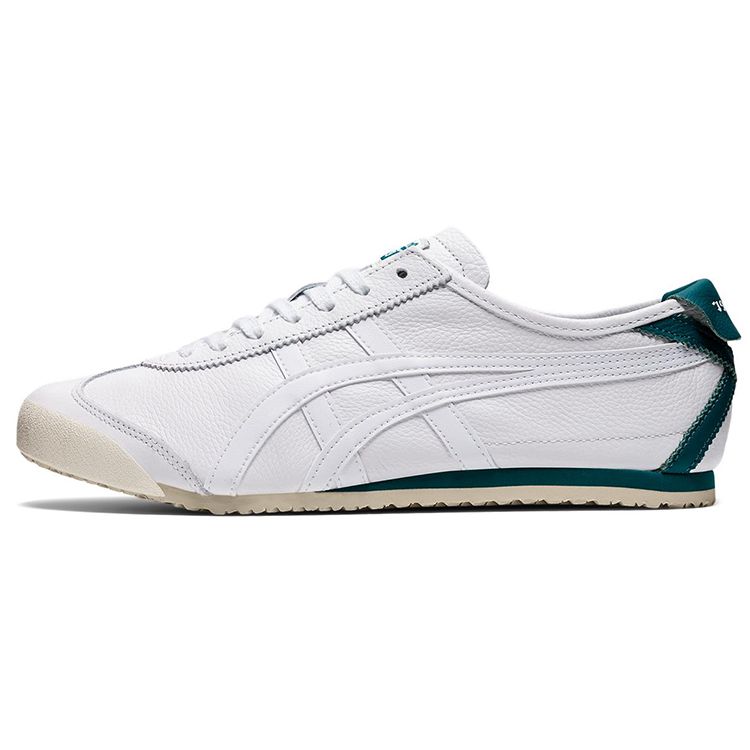 Onitsuka Tiger Mexico 66 Synthetic Leather Casual Low-Top Lifestyle Shoes Unisex sneaker White Green 1183B781-102
