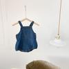 Koreanischer Baby-Denim-Strampler: Frühling/Sommer Unisex Baumwoll-Jumpsuit für Kinder
