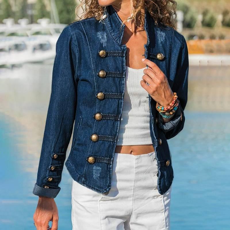 Buy Woman's Fashion Lady Denim Washable 