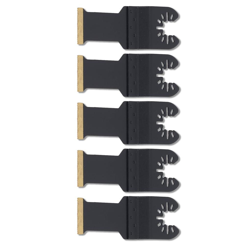 5Pcs Oscillating Tool Saw Blade Multifunctional Professional Titanium Plated Multitool Blades Kit