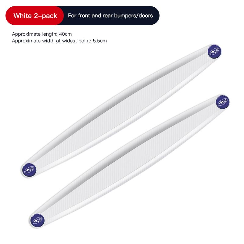 2Pcs Car Door/Bumper Protective Trim Anti Collision Protect Sticker For Subaru STI WRX Forester Impreza Legacy Outback XV WAS hyu1