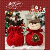 Christmas Knitted Doll Gift Bag Christmas Eve Apples Packaging Bag Santa Claus Snowman Elk Doll Storage Reusable Wrapper Bags