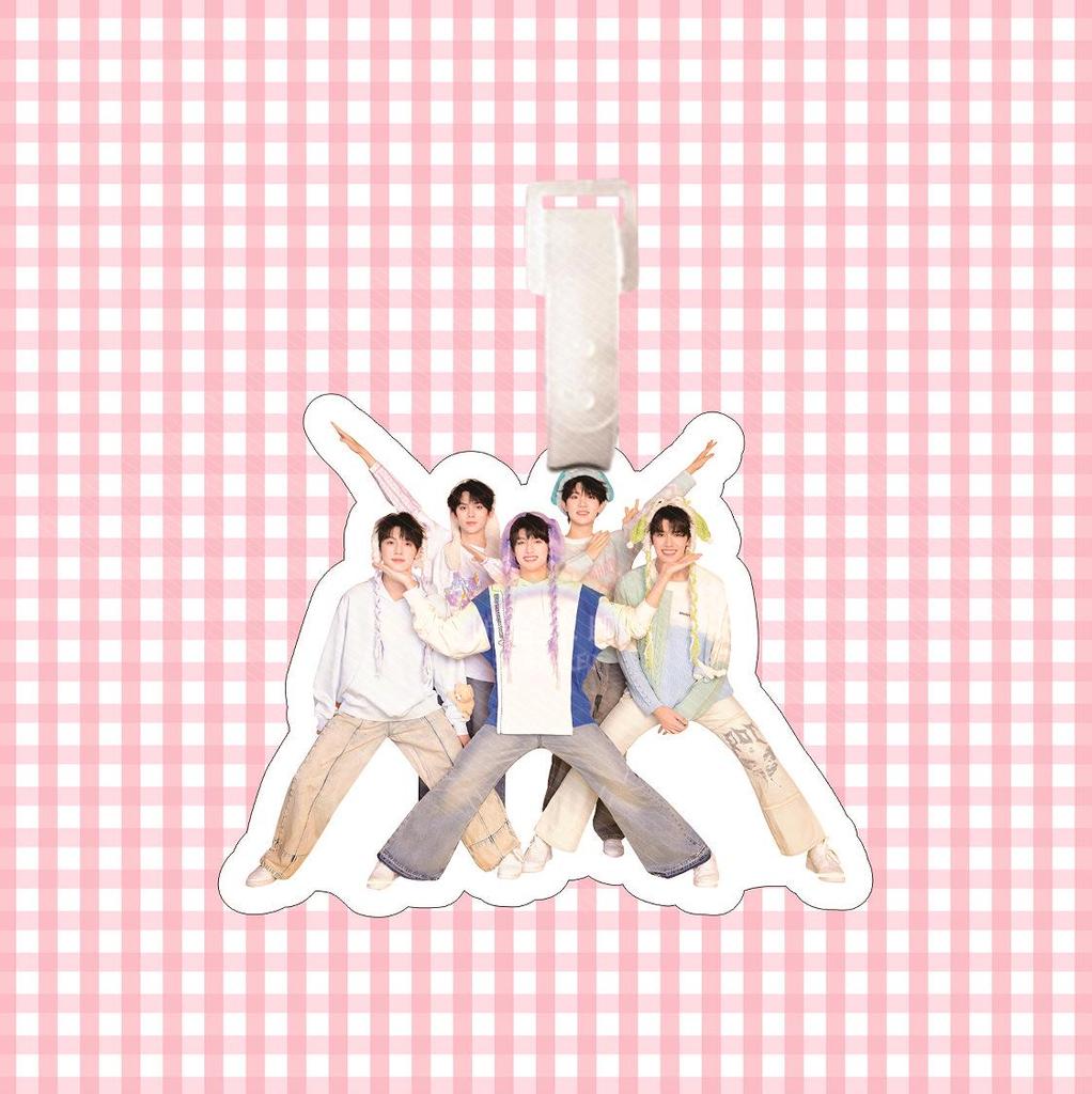 Zhang Zeyu Boy Group Luggage Tag: Backpack Pendant, Travel Case Decoration, Anti-Lost Keychain Tag