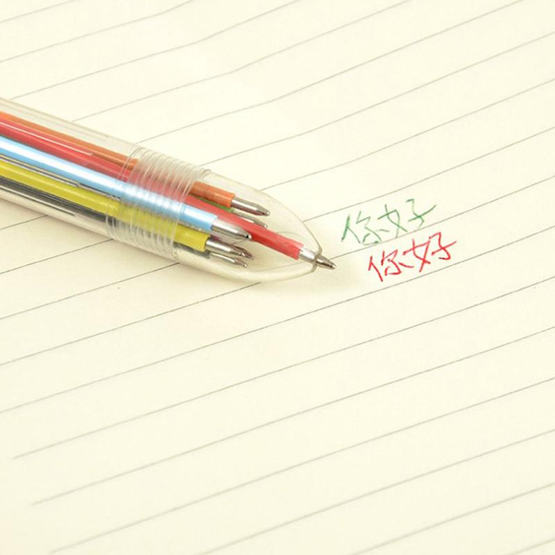 Mehrfarbiger 8-in-1-Farbkugelschreiber Kugelschreiber für Kinder, Schul- und Bürobedarf