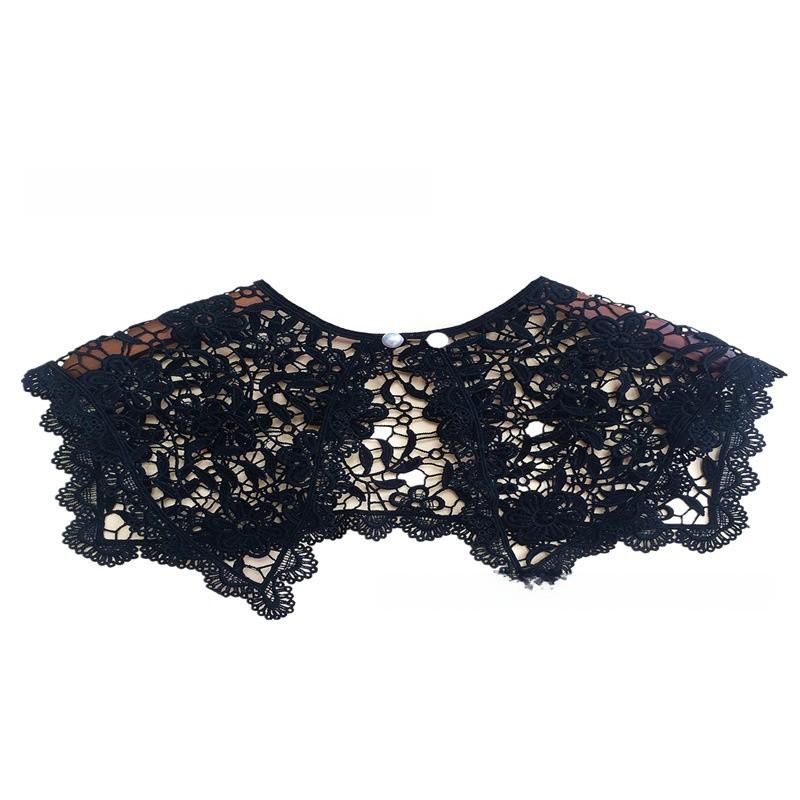Womens Lace Collared Neckpiece With Floral Pattern For Summer Fashion Accessory