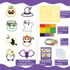 Cute Spooky Courtyard Halloween Decoration Paper Craft Handmade Paper-cutting Set  Festival Decors