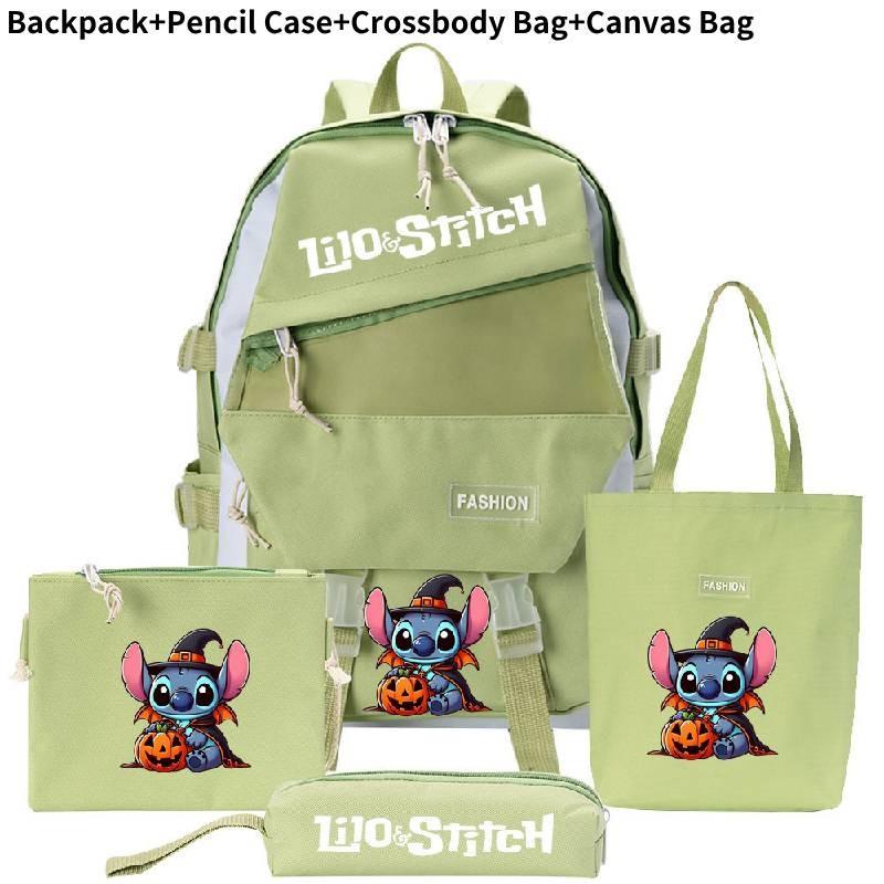 Стильный и универсальный набор рюкзаков Stitch из четырех уникальных предметов для студентов Style H