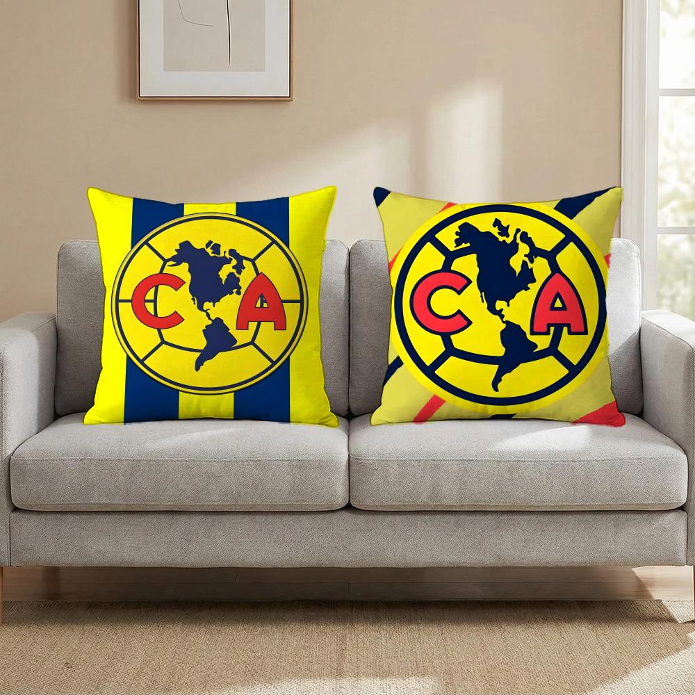 Sport F-Football Club America Cushion Cover Cushion Cover Set 4Pcs 50x50 45x45 40x40 Pillowcase Decorative Sofa Home Decor